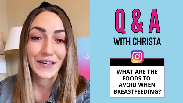 What are the kinds of food to avoid when breastfeeding?