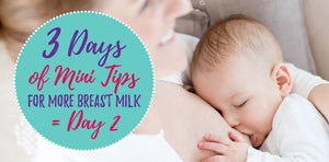 3 Days Of Mini Tips For More Breast Milk-Day 2