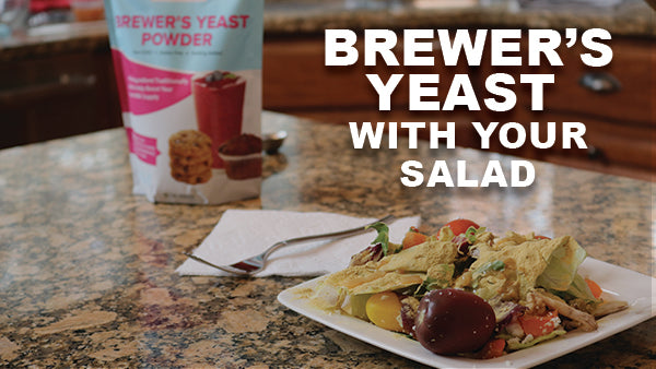 Salad with Mommy Knows Best Brewer’s Yeast